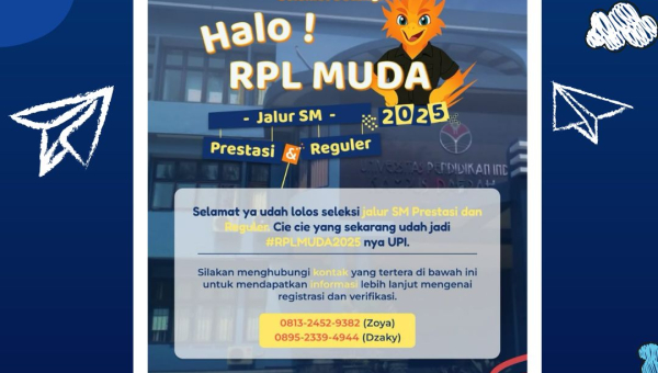 Selamat kepada Peserta yang Lolos Seleksi Calon Mahasiswa Program Studi RPL Jalur SM 2025